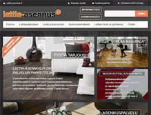 Tablet Screenshot of lattia-asennus.fi